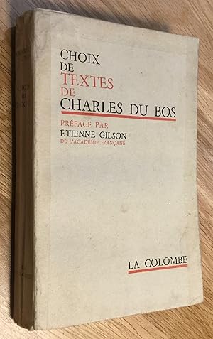 Choix de textes. Préface par Étienne Gilson.