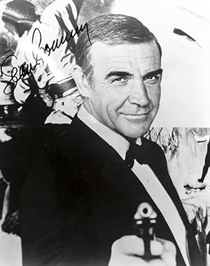 Sean Connery Signed James Bond Photograph.