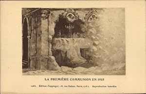 Image du vendeur pour Ansichtskarte / Postkarte Paris XVI. Arrondissement Passy, La Premiere Communion en 1915, 18, Rue Duban mis en vente par akpool GmbH
