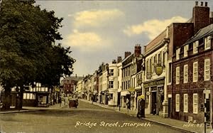 Ansichtskarte / Postkarte Morpeth Northumberland, Bridge Street