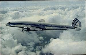 Ansichtskarte / Postkarte Französisches Passagierflugzeug, Lockheed Super Constellation, Air Fran...