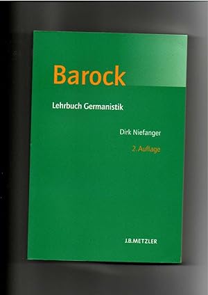 Seller image for Dirk Niefanger, Barock - Lehrbuch Germanistik for sale by sonntago DE