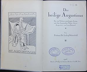 Bild des Verkufers fr Der heilige Augustinus. zum Verkauf von Antiquariat Bookfarm