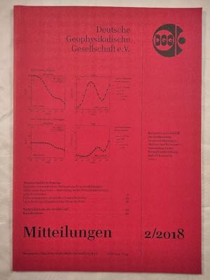 Deutsche Geophysikalische Gesellschaft Mitteilungen 2/2018.