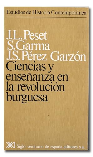 Imagen del vendedor de Ciencias y enseanza en la revolucin burguesa. a la venta por Librera Berceo (Libros Antiguos)