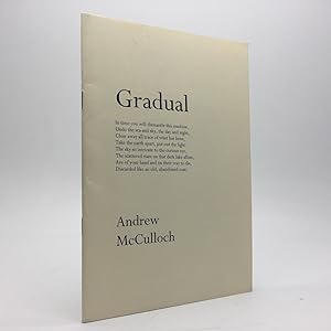 Seller image for GRADUAL (SIGNED AND INSCRIBED) for sale by Any Amount of Books