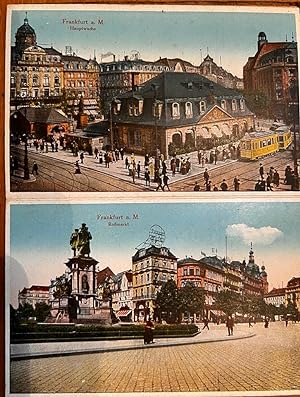 [Germany, Frankfurt, [ca 1910] Rare] Album von Frankfurt a. Main, 20 der schönsten Ansichten auch...