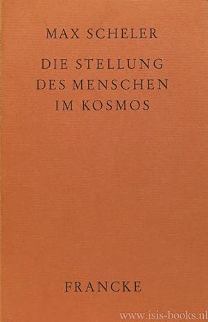 Imagen del vendedor de Die Stellung des Menschen im Kosmos. a la venta por Antiquariaat Isis