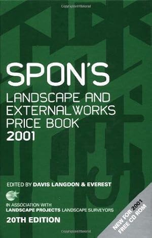 Seller image for Spon's Landscape and External Works Price Book 2001 (Spon's Price Books) for sale by WeBuyBooks