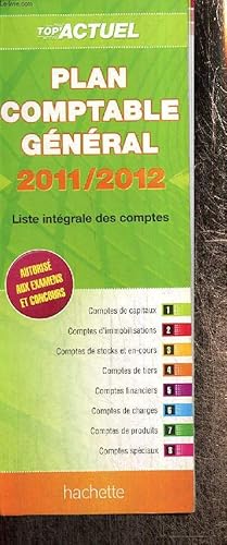 Image du vendeur pour Plan comptable gnral 2011/2012 : Liste intgrale des comptes mis en vente par Le-Livre