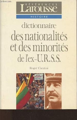 Image du vendeur pour Dictionnaire des nationalits et des minorits de l'ex-U.R.S.S. mis en vente par Le-Livre