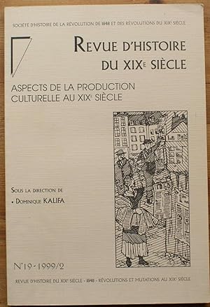 Revue d'histoire du XIXe siècle - Numéro 19 de 1999