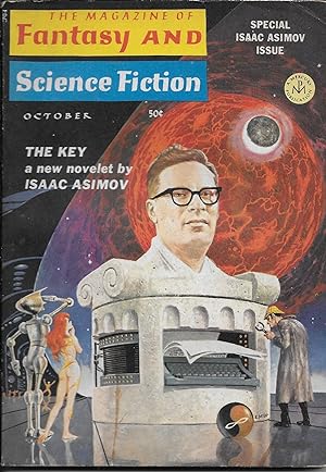 Image du vendeur pour The Key" by Isaac Asimov in The Magazine of Fantasy and Science Fiction. October 1966 mis en vente par stephens bookstore
