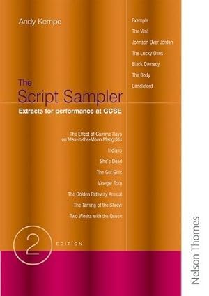 Immagine del venditore per Script Sampler - Extracts for Performance at GCSE venduto da WeBuyBooks
