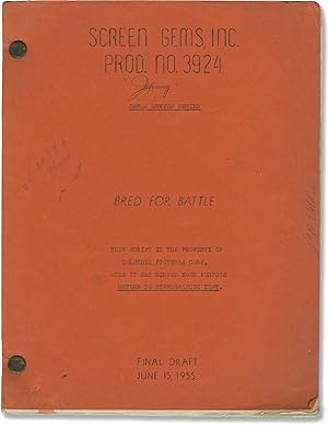 Imagen del vendedor de The Damon Runyon Theater: Bred for Battle (Original teleplay script for the 1955 episode) a la venta por Royal Books, Inc., ABAA