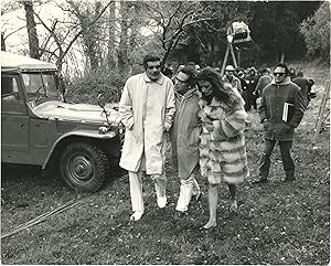 The Appointment (Original photograph of Sidney Lumet, Anouk Aimee, and Omar Sharif on the set of ...