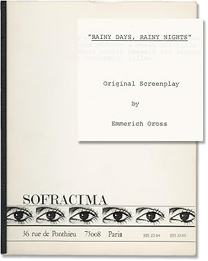 Bild des Verkufers fr To Kill a Stranger [Rainy Days, Rainy Nights] (Original screenplay for the 1984 film) zum Verkauf von Royal Books, Inc., ABAA