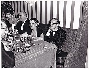Truman Capote and Anita Loos at the El Morocco Club, NYC, July 11, 1956 (Original photograph)