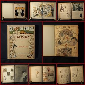 L'Album Les Maitres de la Caricature. Aquarelles et Dessins inedits de Alb. Guillaume, F. Bac, Ch...