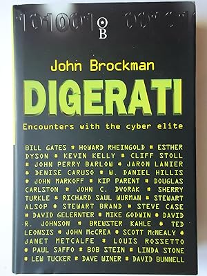 Bild des Verkufers fr DIGERATI. Encounters with the Cyber Elite zum Verkauf von GfB, the Colchester Bookshop