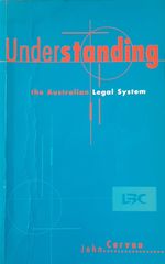 Immagine del venditore per Understanding the Australian Legal System venduto da Hill End Books