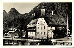 Foto Ansichtskarte / Postkarte Wildalpen Steiermark, Blick zum Gasthof Koller