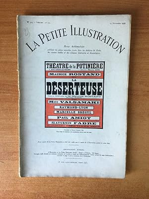 Seller image for LA PETITE ILLUSTRATION n 309 Thtre n 173 : LA DESERTEUSE Thtre de la Potinire for sale by KEMOLA