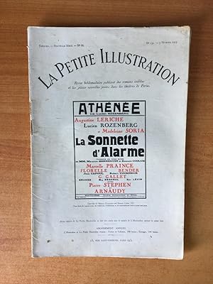Seller image for LA PETITE ILLUSTRATION n 132 Thtre n 88 : LA SONNETTE D'ALARME Thtre Athne for sale by KEMOLA