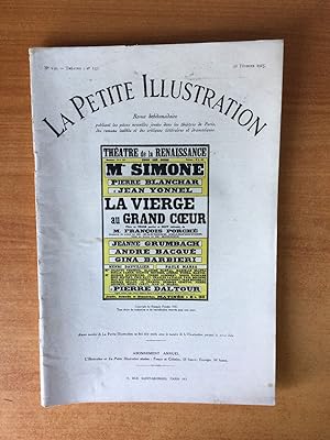 Seller image for LA PETITE ILLUSTRATION n 232 Thtre n 137 : LA VIERGE AU GRAND COEUR Thtre de la Renaissance for sale by KEMOLA