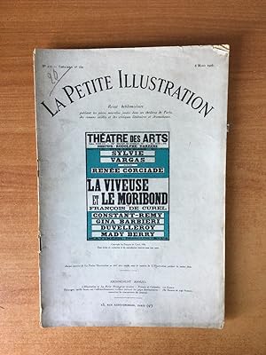 Seller image for LA PETITE ILLUSTRATION n 277 Thtre n 160 : LA VIVEUSE ET LE MORIBOND Thtre des arts (2) for sale by KEMOLA