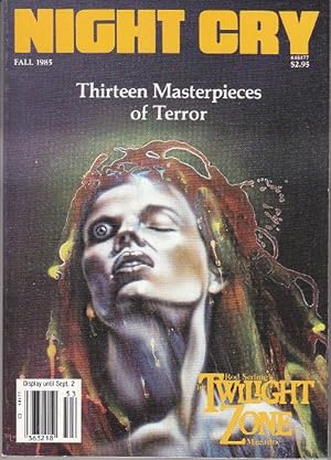 Imagen del vendedor de Night Cry. Rod Serling's The Twilight Zone Magazine. Fall 1985, Volume 1, Number 3 a la venta por Monroe Bridge Books, MABA Member