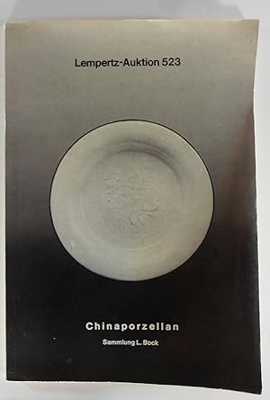 Seller image for Chinaporzellan. Sammlung L. Bock und anderer Besitz. 523. Math. Lempertz'sche Kunstversteigerung. for sale by Brbel Hoffmann
