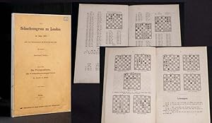 Bild des Verkufers fr Der Schachcongress [Schachkongress] zu London im Jahre 1862, nebst dem Schachcongresse zu Bristol im Jahre 1861. Zweiter Theil: Die Preisprobleme, Die Consultationspartieen und das Turnier zu Bristol. zum Verkauf von Antiquariat Hilbert Kadgien