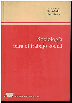 Imagen del vendedor de Sociologa para el trabajo social a la venta por Librera Santa Brbara