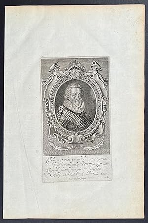 Image du vendeur pour Portrait of Pluvinel mis en vente par Trillium Antique Prints & Rare Books