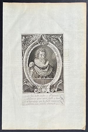Image du vendeur pour Portrait of Pluvinel mis en vente par Trillium Antique Prints & Rare Books