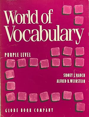 Imagen del vendedor de World of Vocabulary, Purple Level a la venta por BookMarx Bookstore