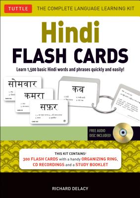 Imagen del vendedor de Hindi Flash Cards Kit: Learn 1,500 Basic Hindi Words and Phrases Quickly and Easily! [With CDROM] (Mixed Media Product) a la venta por BargainBookStores