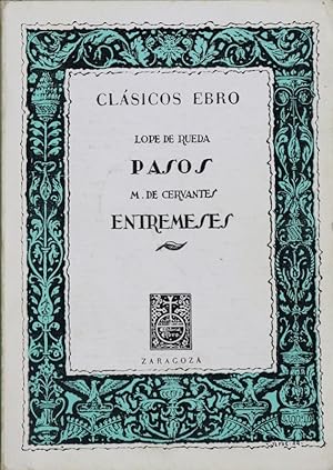 Seller image for Pasos; Entremeses for sale by Librera Alonso Quijano