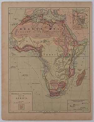 Physical and Political Map of Africa.