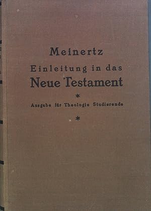 Seller image for Einleitung in das Neue Testament. Wissenschaftliche Handbibliothek. for sale by books4less (Versandantiquariat Petra Gros GmbH & Co. KG)