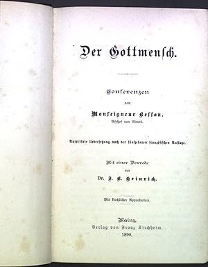 Seller image for Der Gottmensch for sale by books4less (Versandantiquariat Petra Gros GmbH & Co. KG)