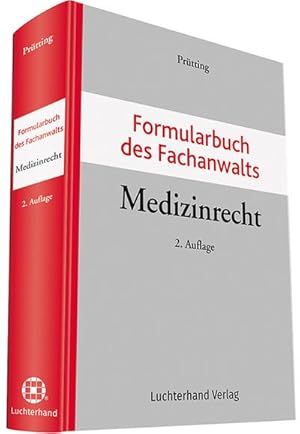 Bild des Verkufers fr Formularbuch des Fachanwalts Medizinrecht zum Verkauf von AHA-BUCH