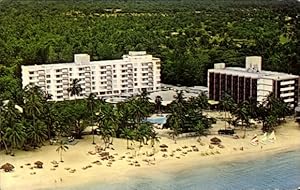 Bild des Verkufers fr Ansichtskarte / Postkarte Arawak Saint Ann's Bay Jamaika Jamaica, Hilton, Luftaufnahme von Hotelkomplex und Strand zum Verkauf von akpool GmbH