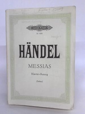 Bild des Verkufers fr Der Messias Or The Messiah zum Verkauf von World of Rare Books