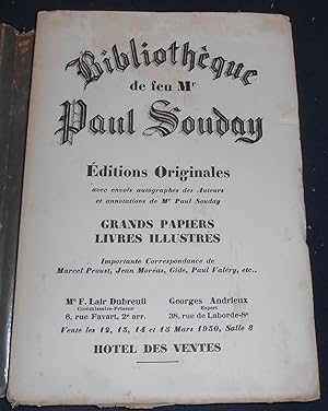 Bibliothèque de Feu Mr Paul Souday