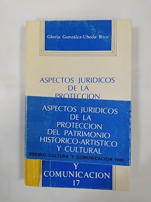 Imagen del vendedor de Aspectos jurdicos de la proteccin del patrimonio histrico-artstico. a la venta por TraperaDeKlaus