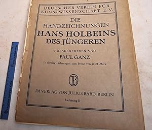 Seller image for Die Handzeichnungen Hans Holbeins Des Jungeren. Lieferung 11 for sale by Mullen Books, ABAA