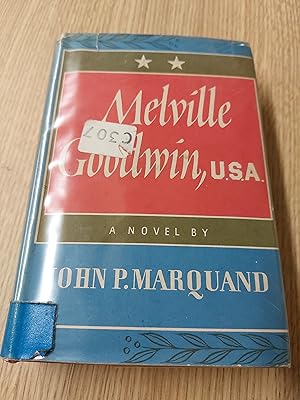 Seller image for Melville Goodwin, U.S.A for sale by Cambridge Rare Books