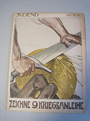 2 x Zeitschtift "Jugend" Nr.40 und 41 vom September 1918. Auf beiden Titelblätter gefindet sich e...